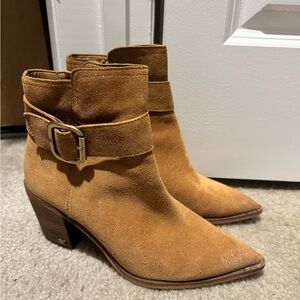 Sam Edelman Leonora Bootie in Golden Caramel